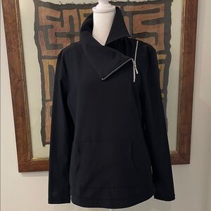 Jofit Black Asymmetrical Zip Jacket